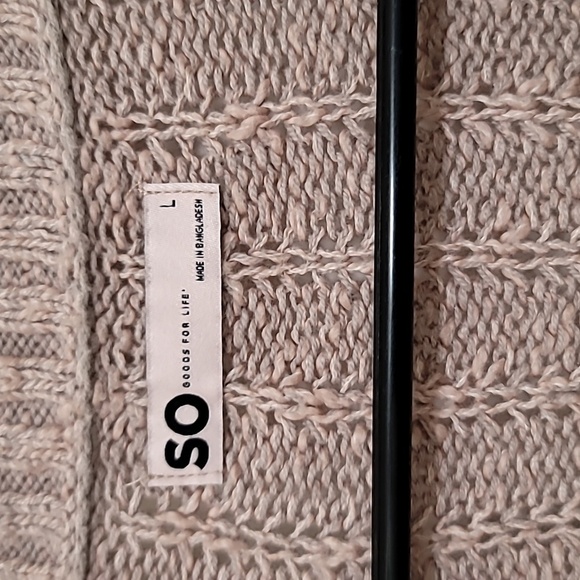 SO GOODS FOR LIFE WOMEN  CARDIGAN  WITH  3 BUTTON  BROWN  SIZE L - Picture 5 of 7